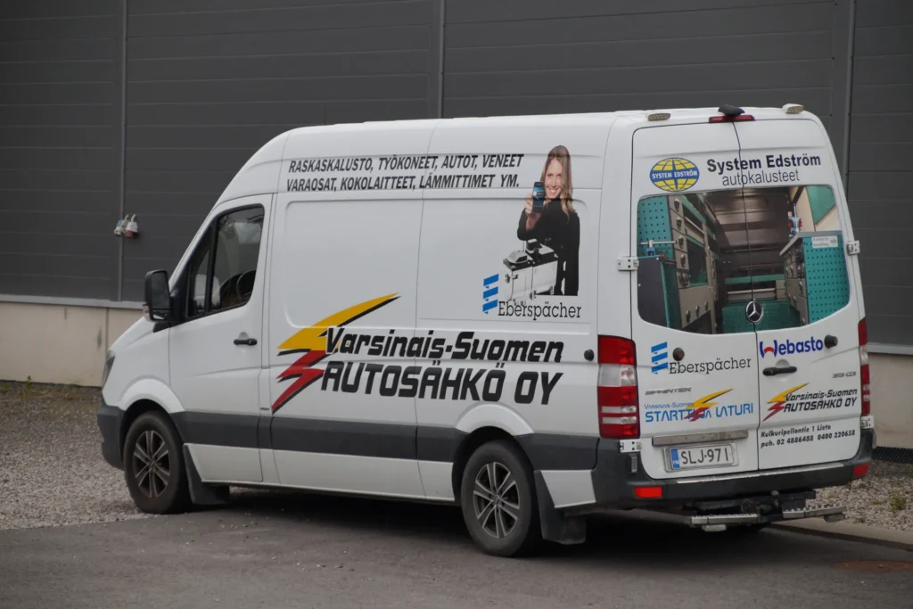 Varsinais-Suomen Autosähkön huoltoauto